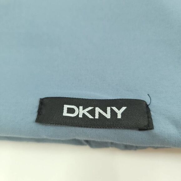 DKNY Slate Blue Large Square Pillow Cover 26" Polyester - Picture 5 of 5